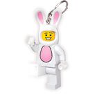 Llavero Lego Ic&oacute;nico Con Traje De Conejo Para Hombre, 9 Cm, Con Luz Led
