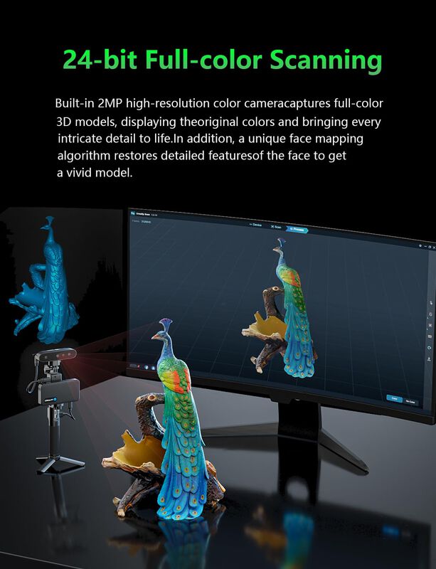 Esc&aacute;ner 3d Creality Ferret Pro Inal&aacute;mbrico 60 F... image number null