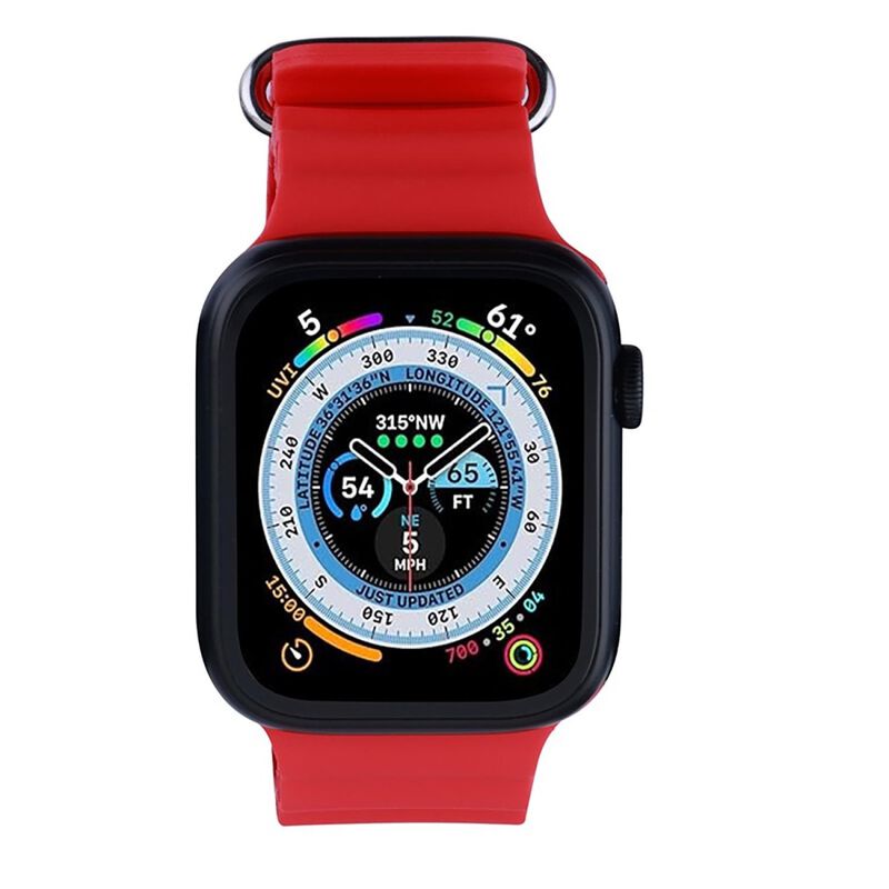 Correa Echelon Silicon Para Apple Watch Roja 9 ... image number null