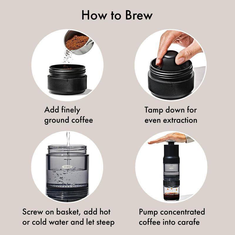 Cafetera Oxo Brew Rapid Brewer Port&aacute;til De Acer... image number null
