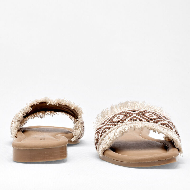 Mora Tierra Sandalia para mujer latte camel image number null