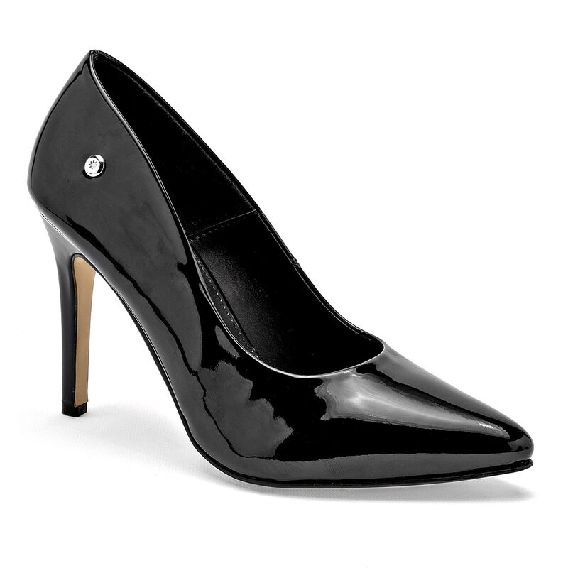 Moramora Zapatilla para mujer negro charol image number null