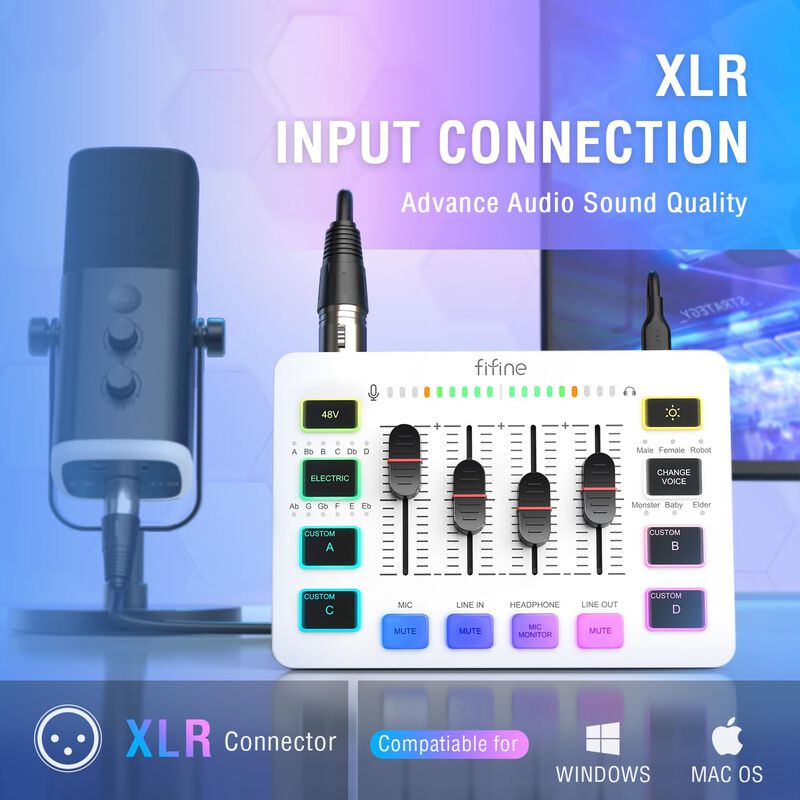 Mezclador De Audio Y Streaming Para Juegos Fifi... image number null