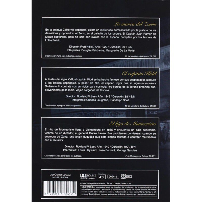 Joyas Del Cine Espadachines [dvd] image number null