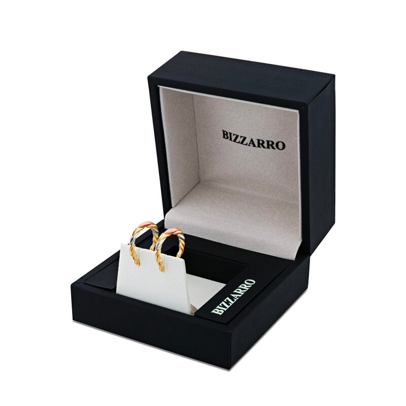 Arracadas De Oro Florentino 10K (12 Mm Aprox) image number null