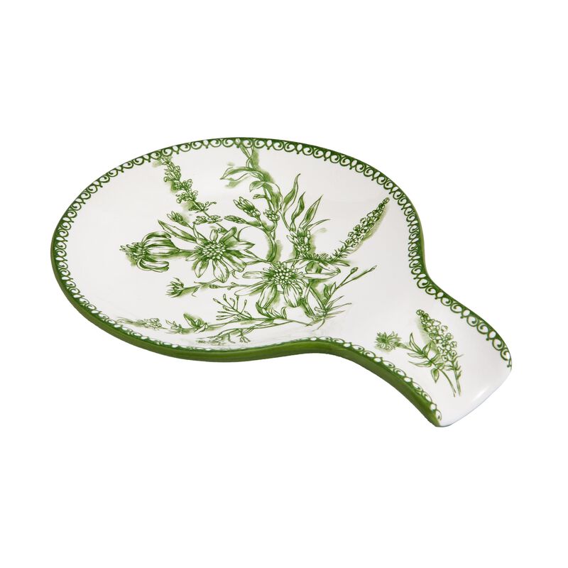 Reposacucharas Bico 14 cm Verde Toile De Jouy image number null