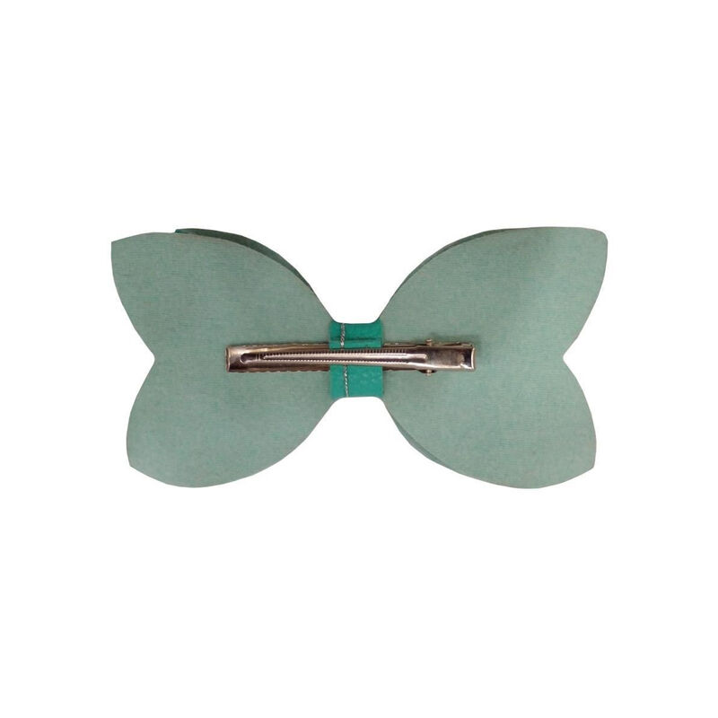Broche Con Moño Para Cabello Verde Menta image number null