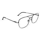 Lentes Girona de Metal Color Gris Con Filtro Azul