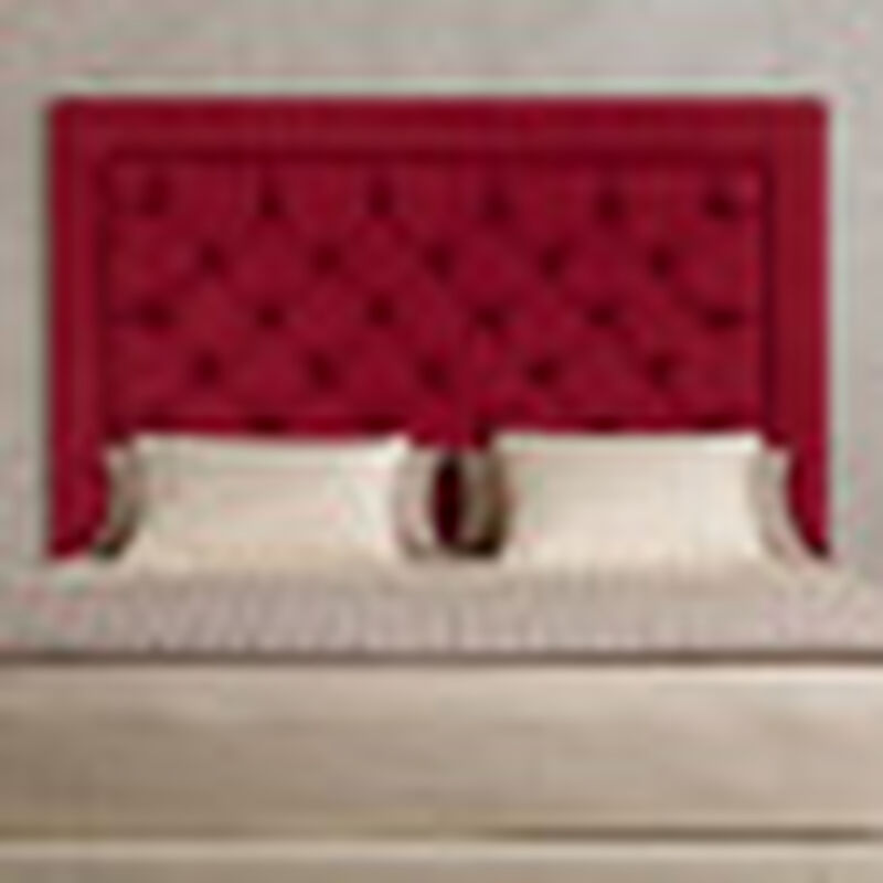 Cabecera King Size Dicasa Mary Rojo image number null