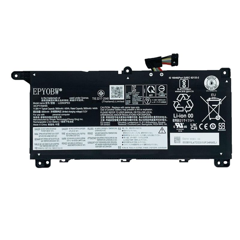 Bater&iacute;a Para Port&aacute;til Epyobw L22m3pe0 45wh 11.5... image number null