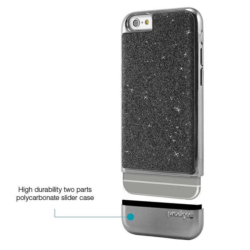 Funda PRODIGEE Sparkle para iPhone 6 y 6s Negra image number null
