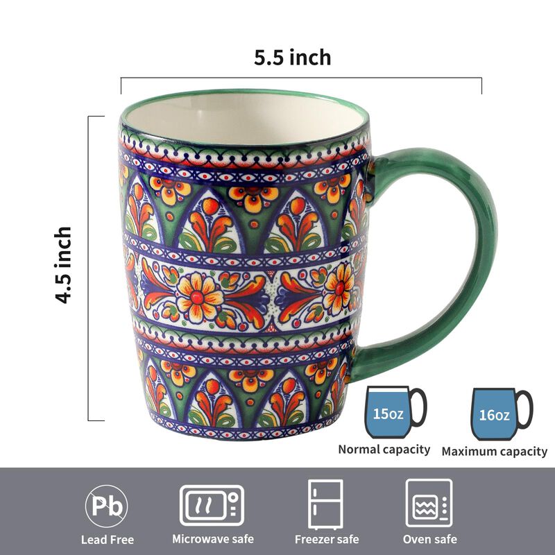 Tazas De Caf&eacute; Hasense 430 ml Juego De 4 Estilo ... image number null