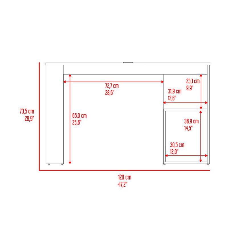 Escritorio Astana Fresno Europeo y Wengue image number null