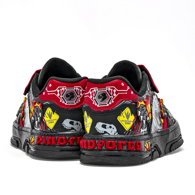 On Kids Tenis urbano para ni&ntilde;o. Negro gris rojo... image number null