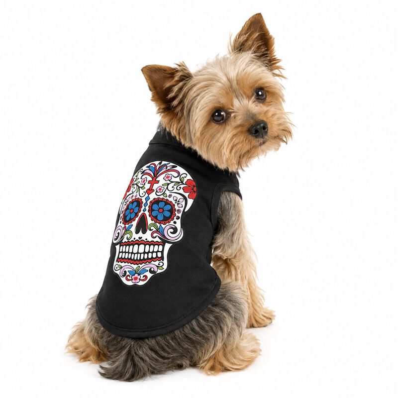 Disfraz Calavera Perro Halloween Talla 3 Mascot... image number null