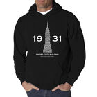 Sudadera Con Capucha Word Art Para Hombre - Empire State Building - Negro