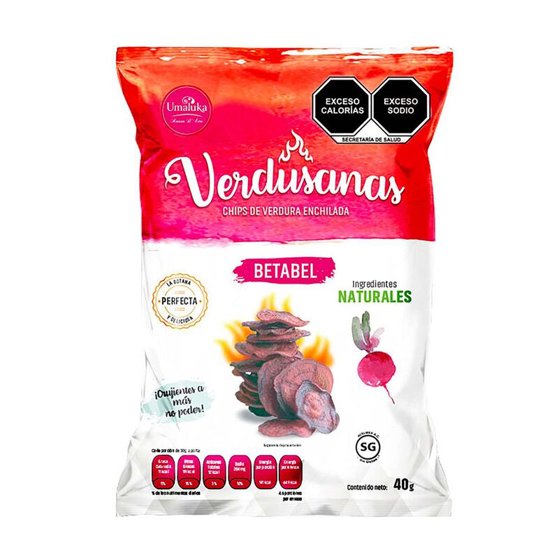 Chips De Verdura Enchilada Betabel 40gr image number null