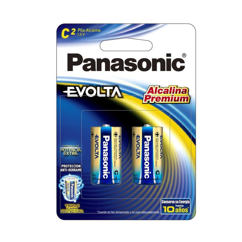 Pila Panasonic Evolta Alcalina C Con 2 1.5v Lr1... image number null