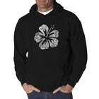 Sudadera Con Capucha Word Art Para Hombre - Mahalo - Negro
