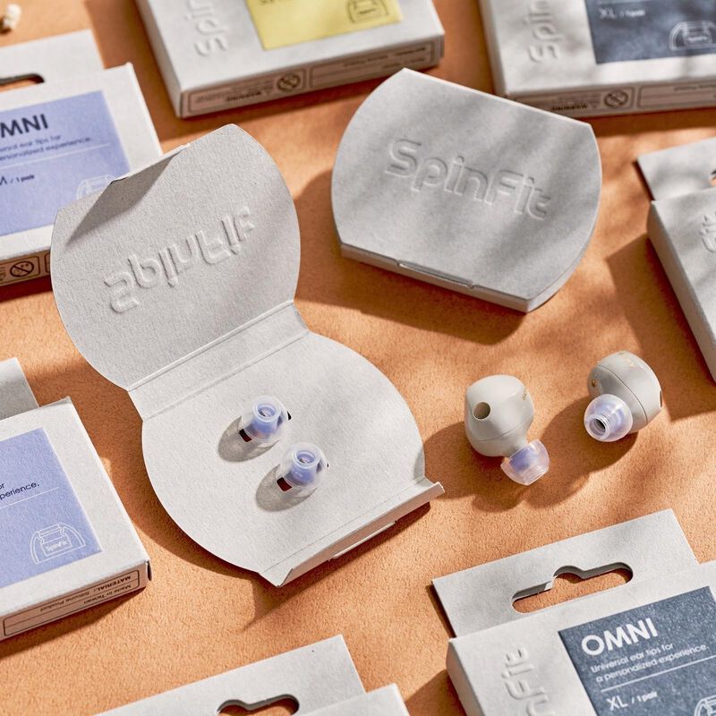 Eartips Spinfit Omni Para Auriculares True Wire... image number null