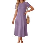 Vestido Midi Casual Malabis Ves-1037 Lila