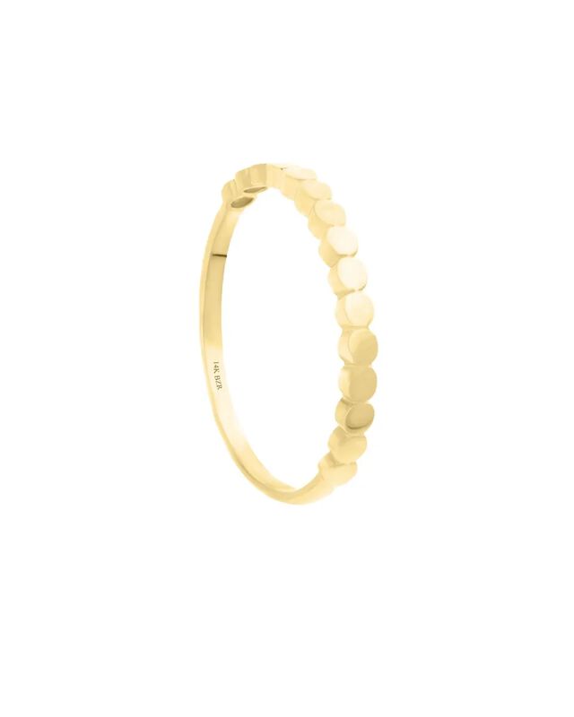 Anillo De Oro Amarillo 14k - Kr0758y Talla 8 image number null