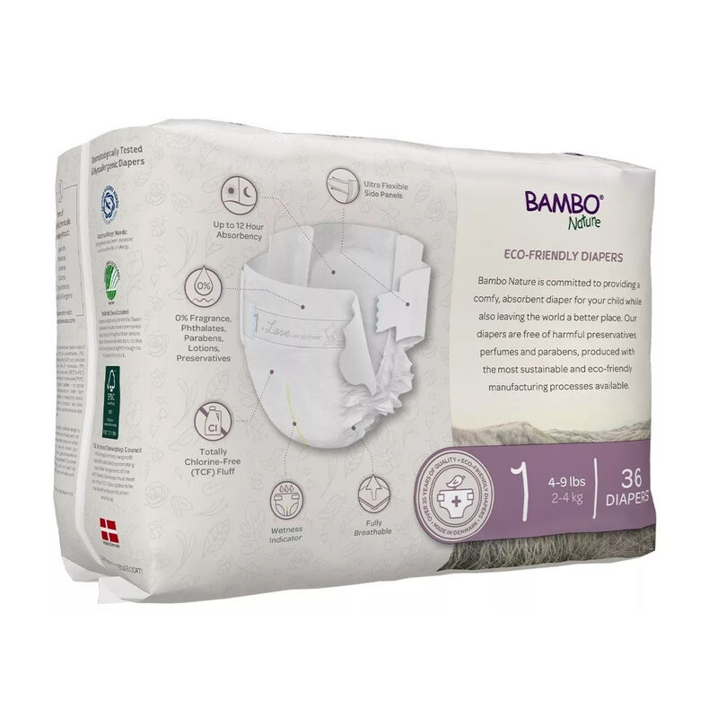 Pañales Bambo Nature Dream 36pz Talla 1 image number null