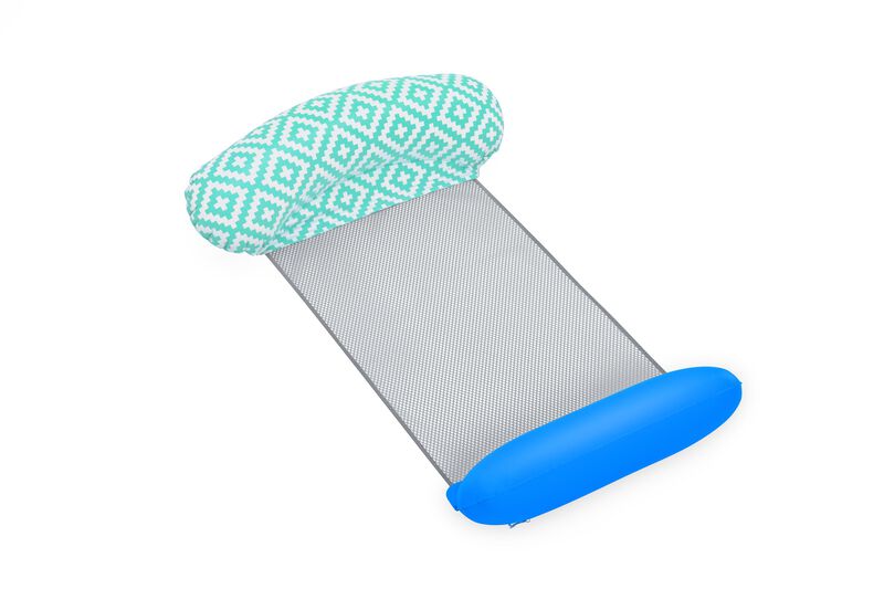 Cama inflable 1.45cm x 87cm con almohada col az... image number null