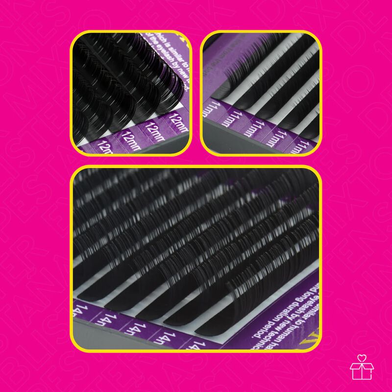 Blister Extensiones Pesta&ntilde;as Mink Mixto 1x1 image number null