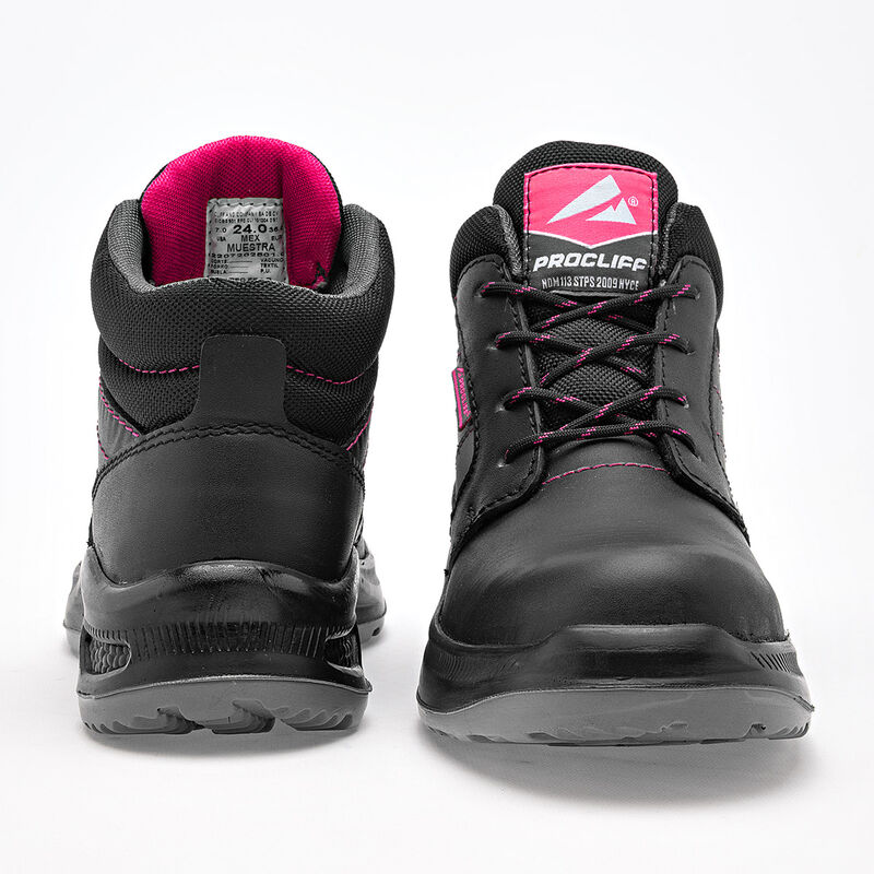 Cliff  Zapato industrial para mujer negro fucsi... image number null