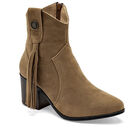 Moramora bot&iacute;n tac&oacute;n para mujer  camel cod 141328-E