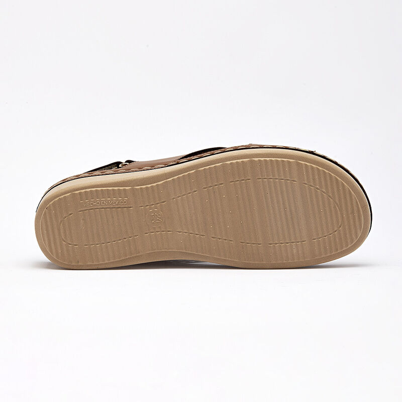Via Moda sandalia cu&ntilde;a para mujer camel cod 140... image number null
