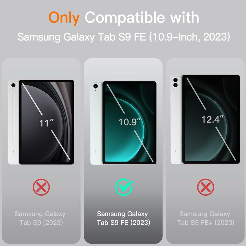 Funda Jetech Para Samsung Galaxy Tab S10 Fe/s9 ... image number null