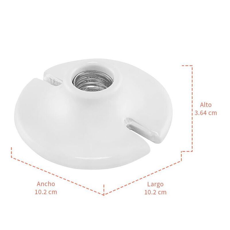 Portal&aacute;mpara redondo de 102 mm embolsado image number null