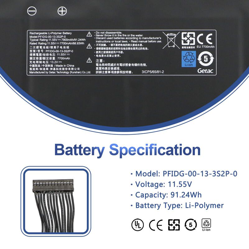 Bater&iacute;a Antiee 11.55v 91.24wh Eluktronics Max-1... image number null