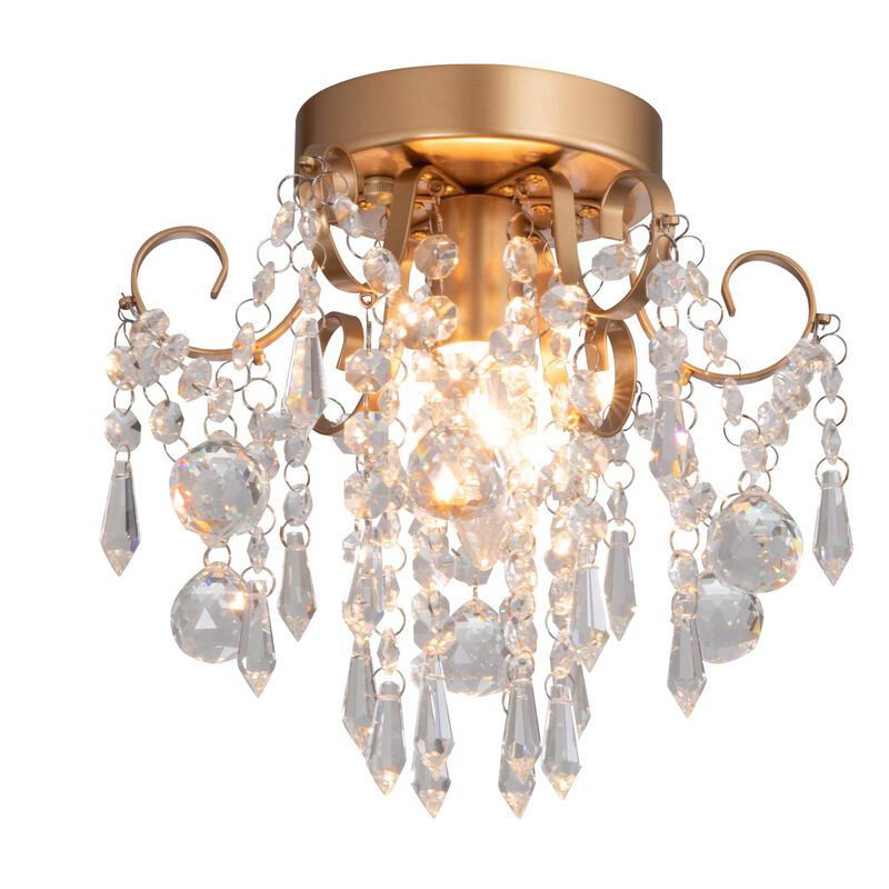 L&aacute;mpara De Techo Chandelier Q&s En Miniatura De... image number null
