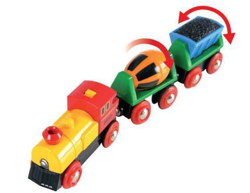 Toy Train Brio World Funciona Con Pilas Para Ni... image number null
