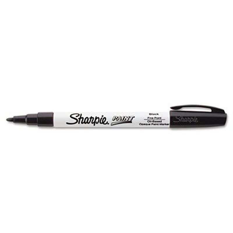 Marcador De Pintura Sharpie 12 Unidades Negro P... image number null