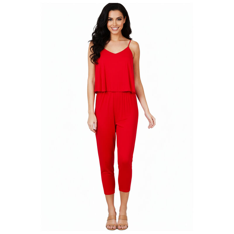 Jumpsuit Rojo Capri  Active USA-Talla Ch image number null