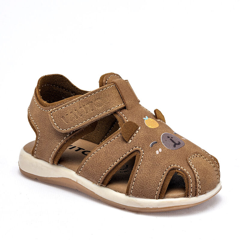 Vavito sandalia para beb&eacute; camel cod 140941-B image number null