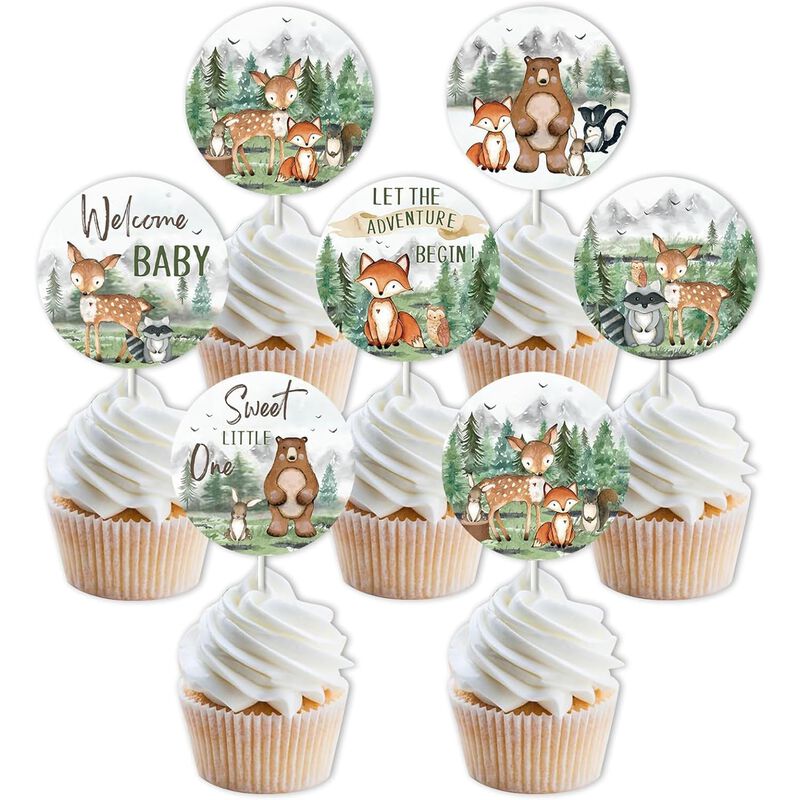 Adornos Para Cupcakes Dazzledaisy 24 Piezas Dec... image number null