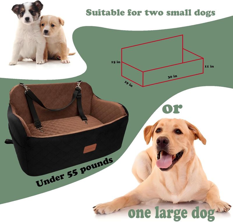 Asiento De Coche Para Perros Lealchum Para Perr... image number null