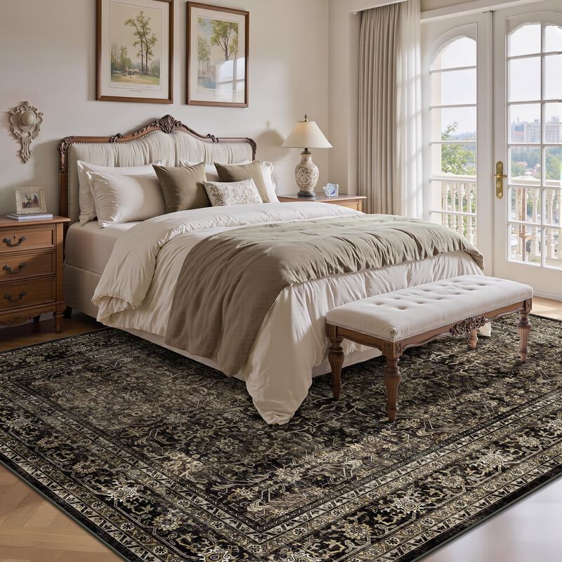 Alfombra Yarooge 203x254 Cm Lavable Vintage Boh... image number null