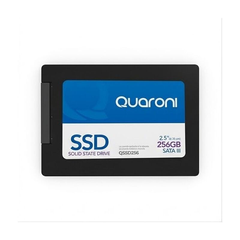 Ssd Quaroni Qssd256m 256gb Sata3 6gb/s 7mm Negr... image number null