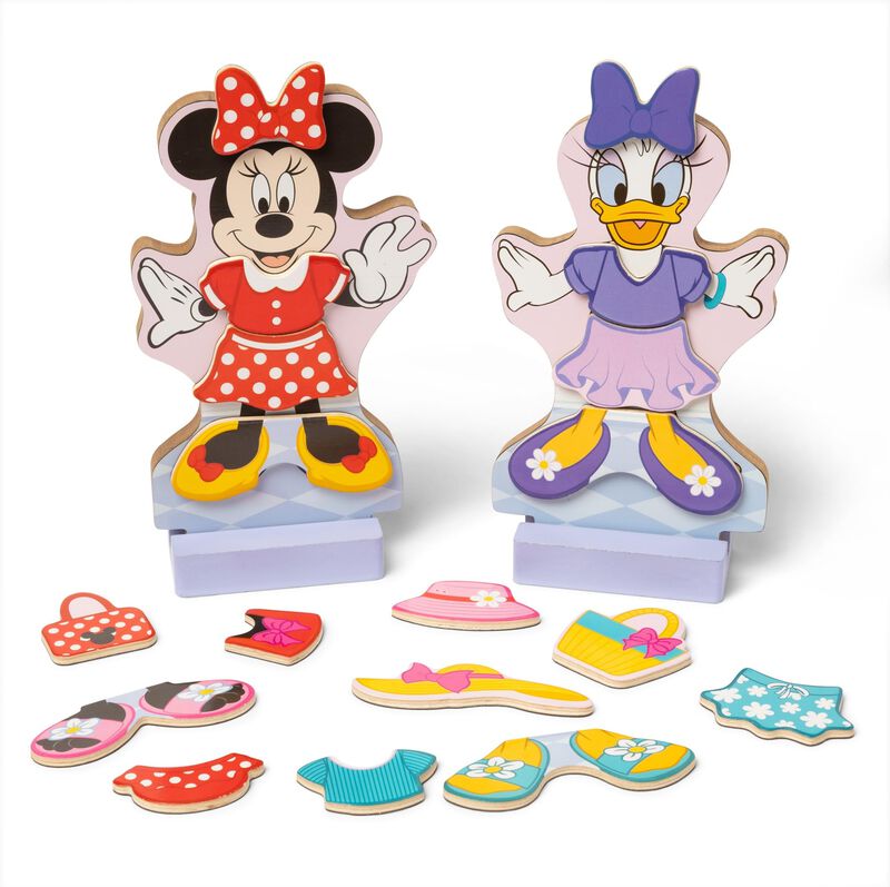 Set De Disfraces Magn&eacute;ticos De Madera De Minnie... image number null