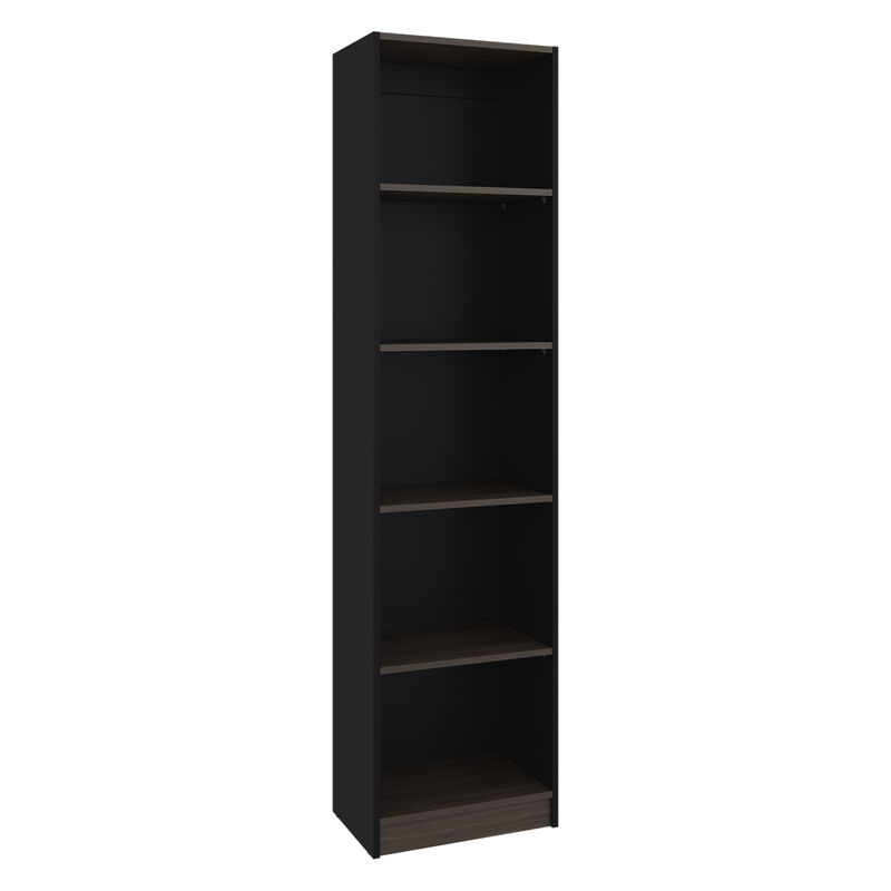 Librero Home Eco Wengue Con Cinco Entrepa&ntilde;os Vi... image number null