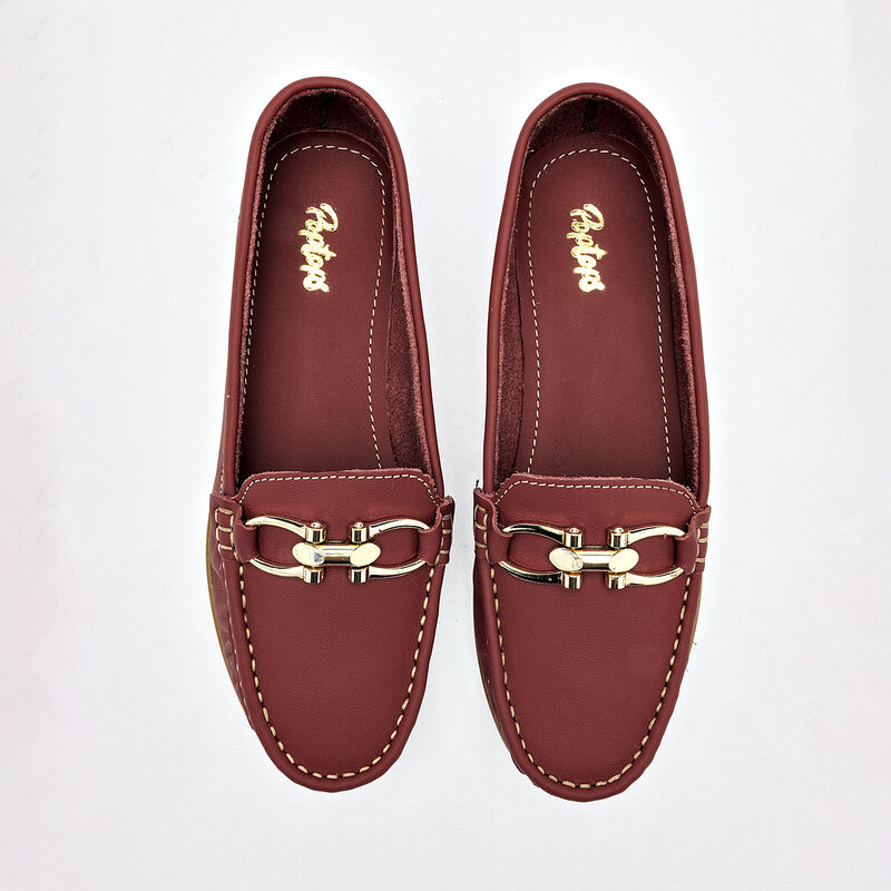 Poptops mocas&iacute;n   para mujer rojo cod 140777-E image number null