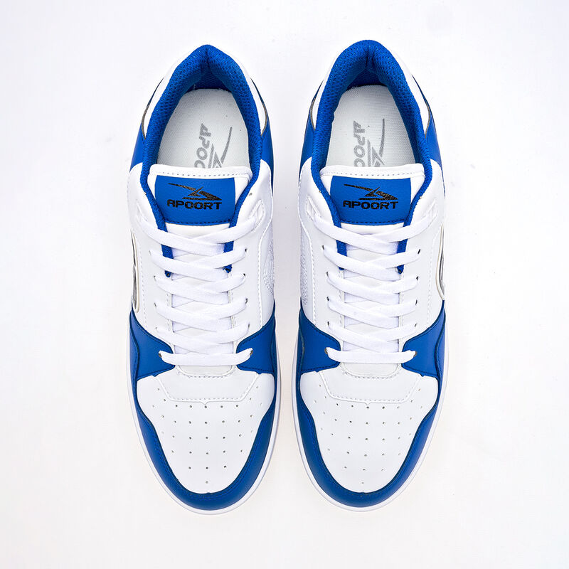 Apoort tenis para hombre blanco azul cod 141119... image number null