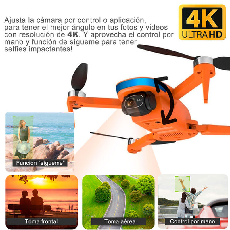 Drone Vak 955 Doble Cámara GPS 4k Video Control... image number null