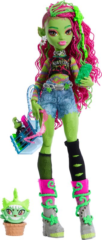 Mu&ntilde;eca Venus Mcflytrap De Monster High Con Masc... image number null